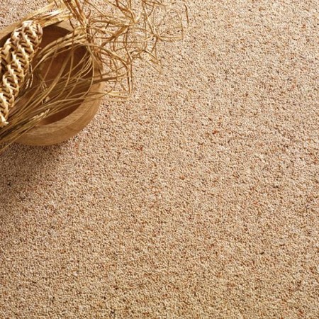Catania 45oz Wool Twist Carpet - Custard