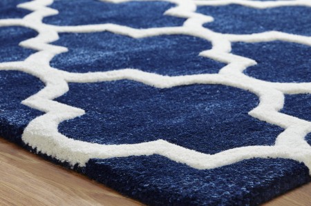 Arabesque Trellis Runner - Blue Arabesque Trellis Runner - Blue