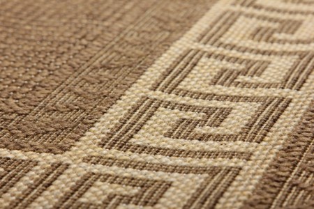 Greek Anti Slip Flatweave Runner - Brown Greek Anti Slip Flatweave Runner - Brown