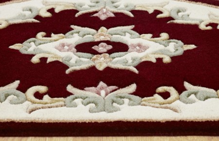 Royal Traditional Half Moon Rug - Red Royal Traditional Half Moon Rug - Red