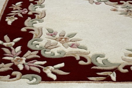 Royal Traditional Rug - Cream Red