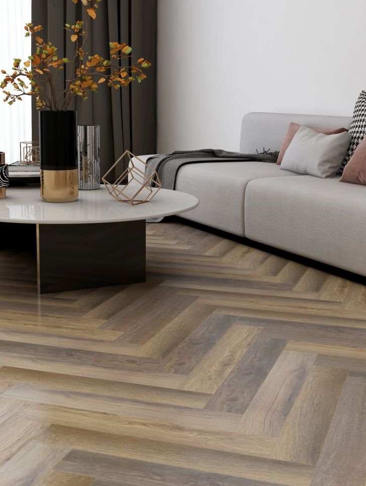 Tudor Oak Herringbone