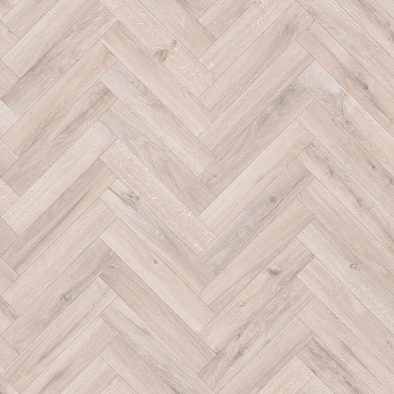 Perla Vinyl - Ash Herringbone