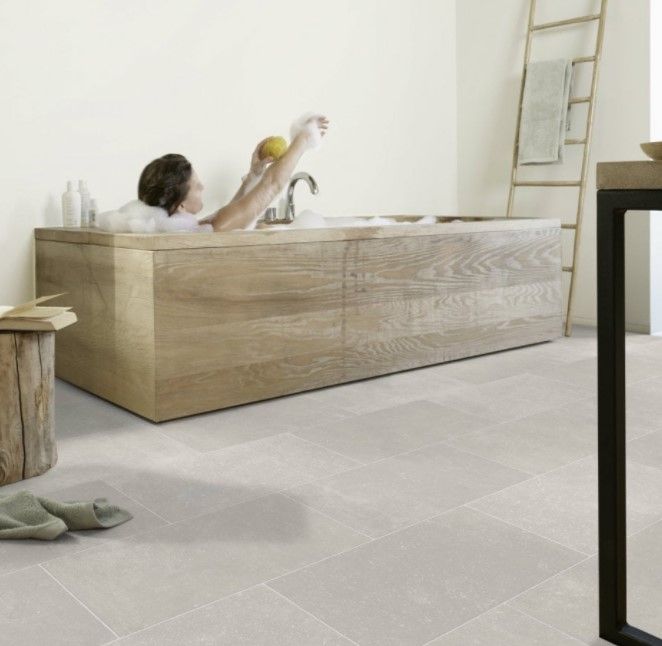 Tokyo Tile Vinyl - Jersey Grey Tokyo Tile Vinyl - Jersey Grey