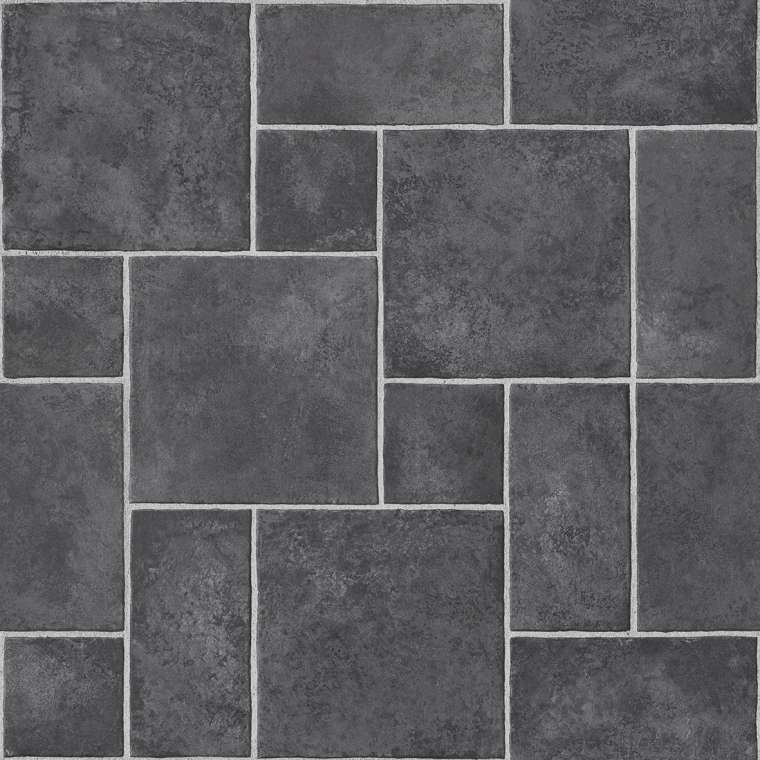 Tokyo Tile Vinyl - Columbus Slate Tokyo Tile Vinyl - Columbus Slate