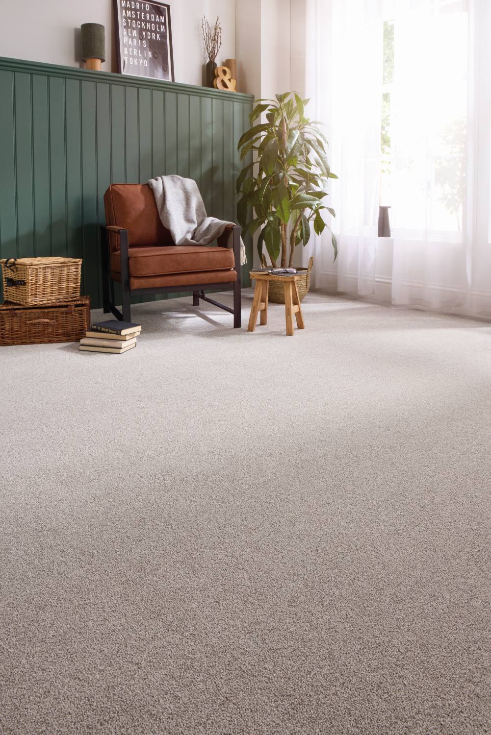 Knightsbridge Berber Twist Carpet - 16 Dusty Fossil