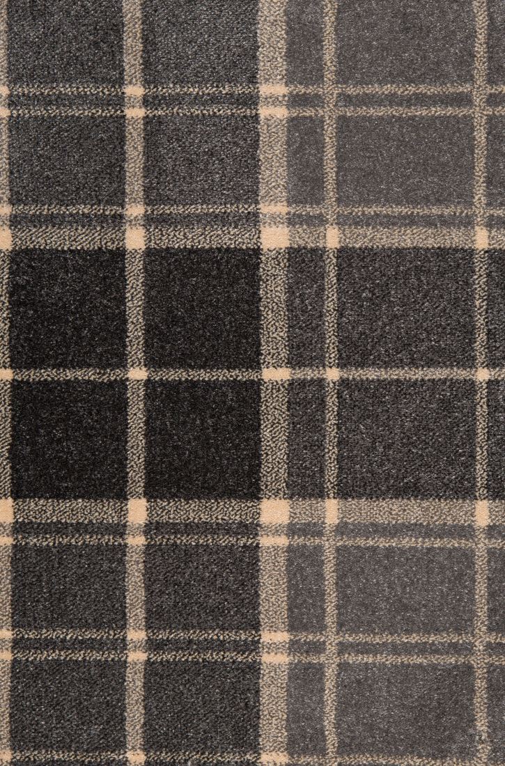 Midas Tartan Carpet - Cool Grey Midas Tartan Carpet - Cool Grey