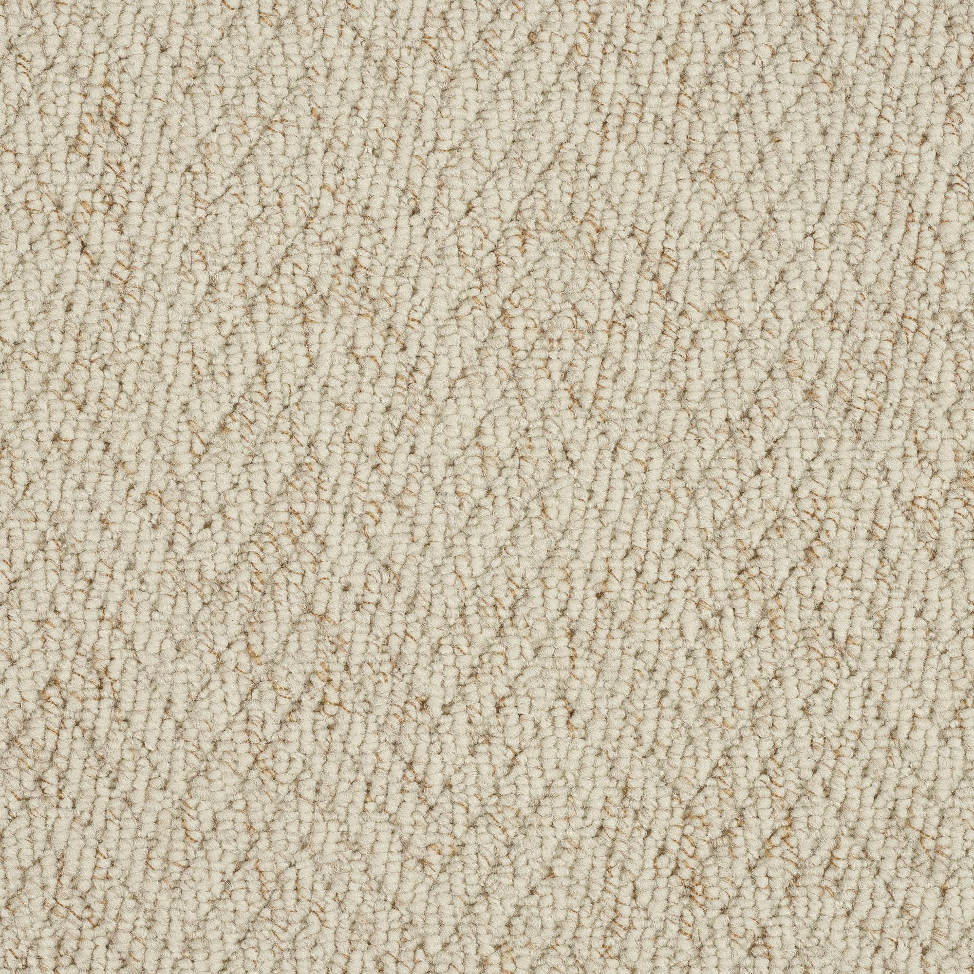 Country Collection Loop Herringbone Carpet - 01 Ivory