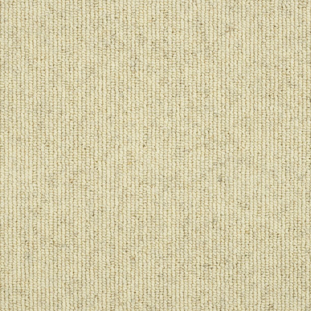 Bahama Rib Textured Wool Loop Carpet - 01 Nassau