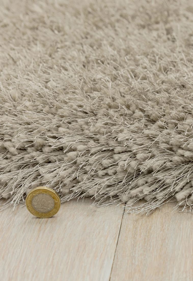 Waterfall Long Pile Shaggy Rug - Mink