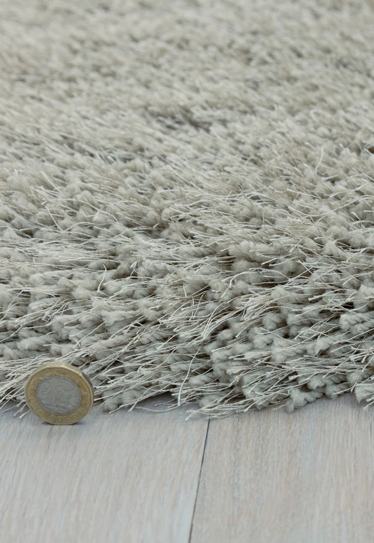 Waterfall Long Pile Shaggy Rug - Silver Waterfall Long Pile Shaggy Rug - Silver