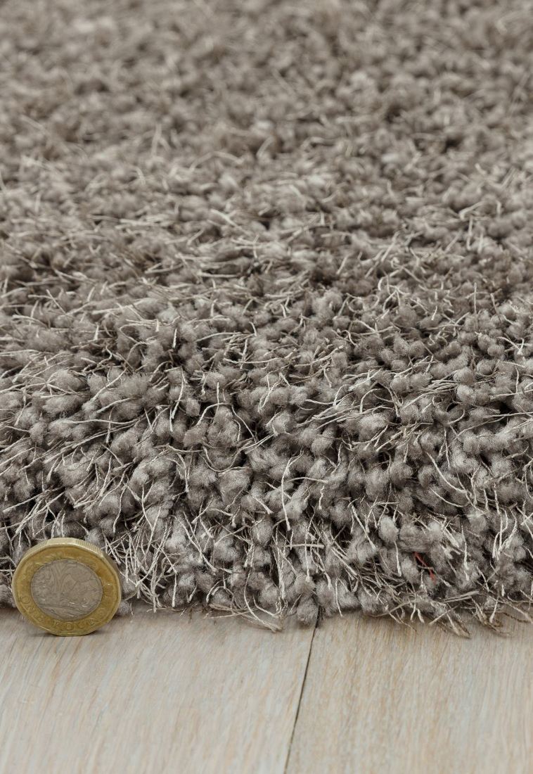 Waterfall Long Pile Shaggy Rug - Taupe