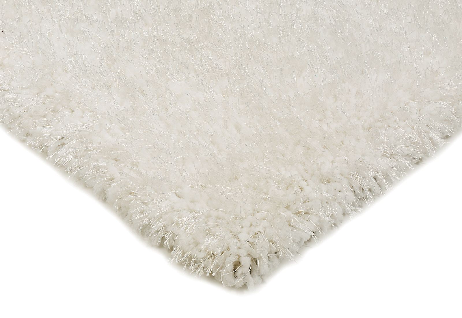 Diva Soft Touch Shaggy Rug - White