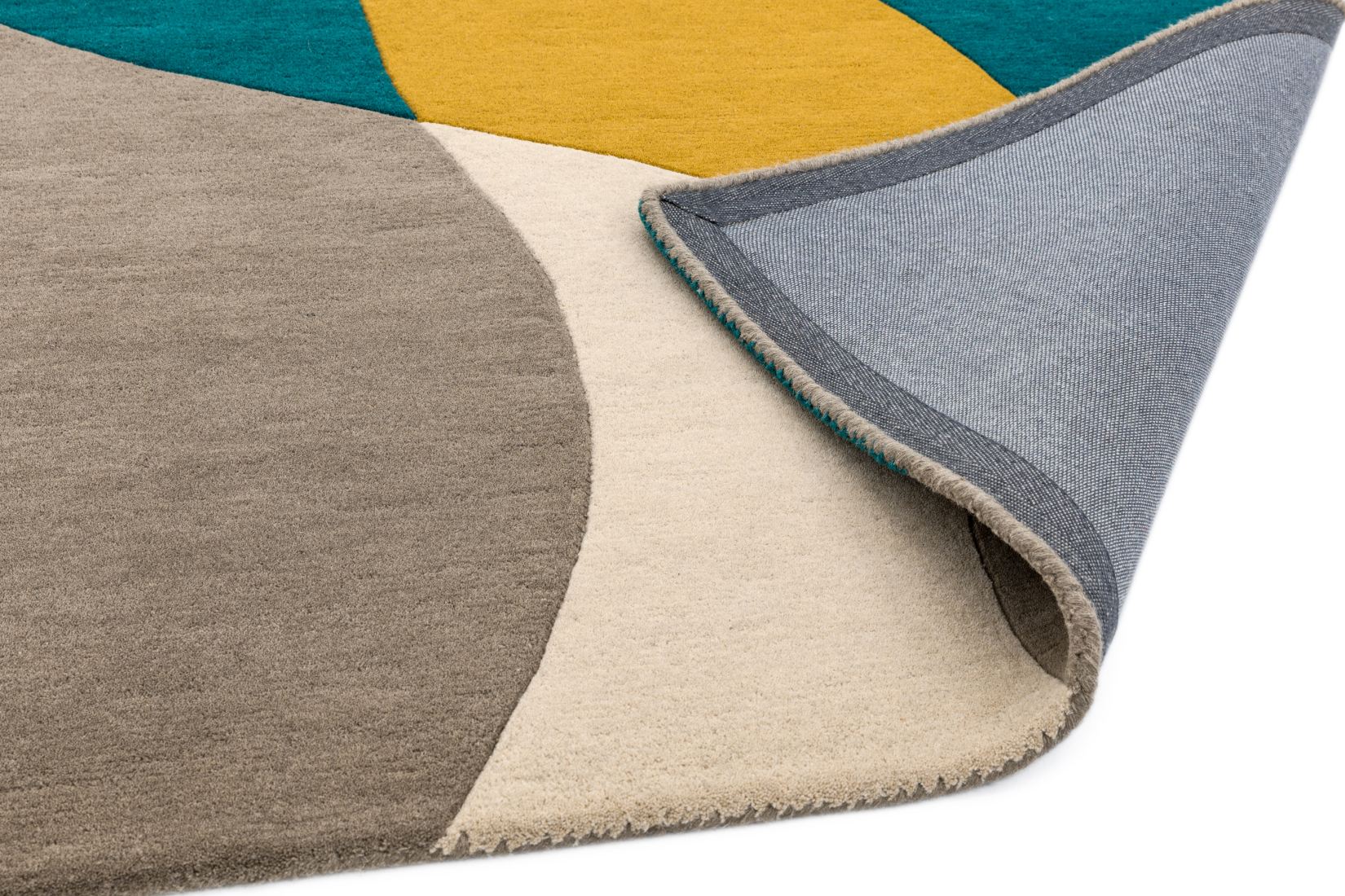 Matrix Modern Wool Rug - Arc Taupe MAX54