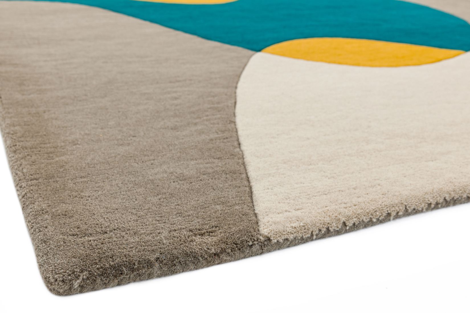 Matrix Modern Wool Rug - Arc Taupe MAX54