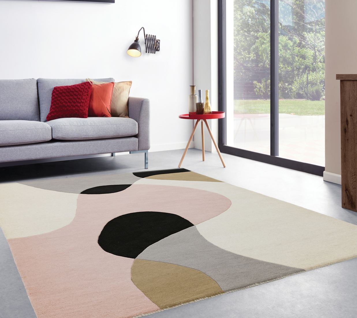 Matrix Modern Wool Rug - Arc Pastel MAX55