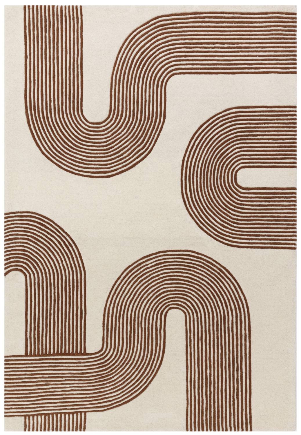 Matrix Modern Wool Rug - Arches Amber MAX85 Matrix Modern Wool Rug - Arches Amber MAX85