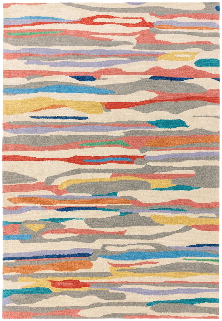 Matrix Modern Wool Rug - Ping Multi MAX72 Matrix Modern Wool Rug - Ping Multi MAX72