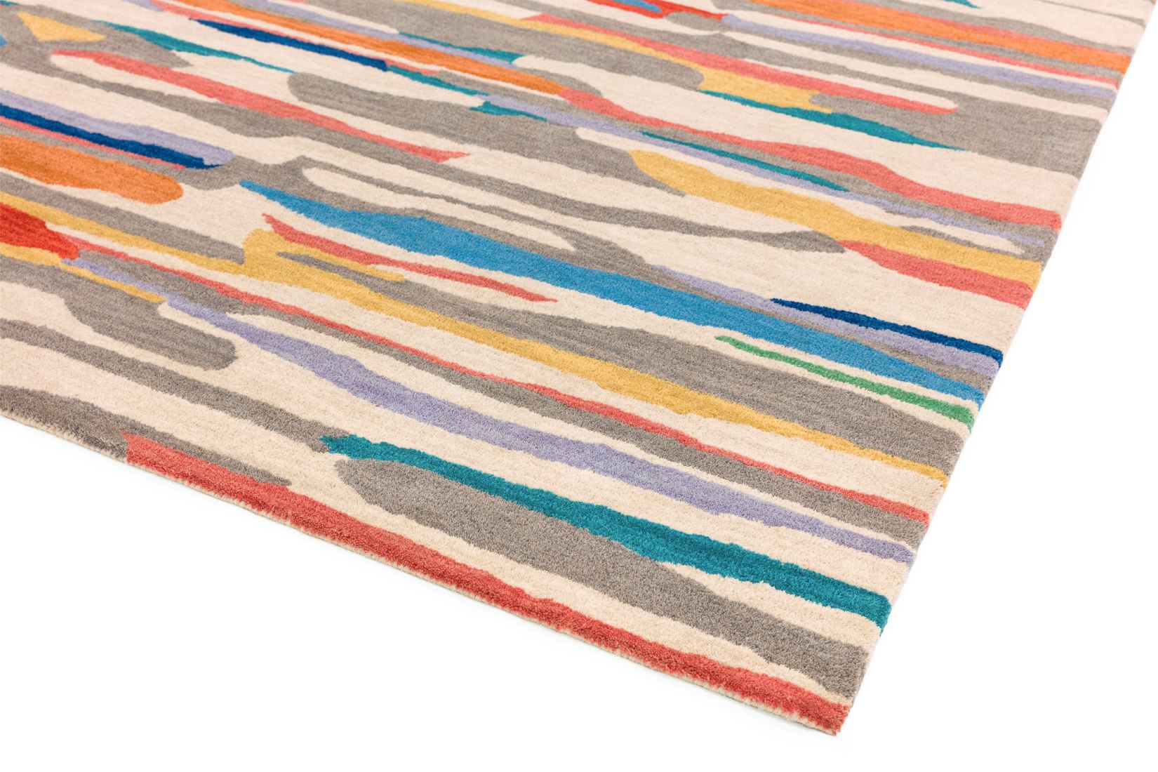 Matrix Modern Wool Rug - Ping Multi MAX72