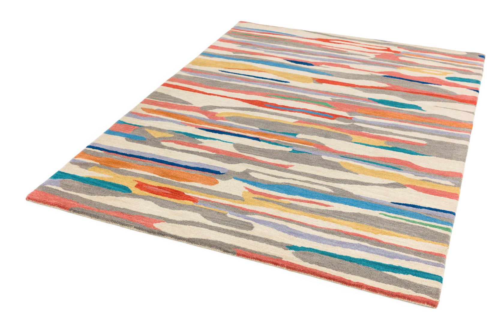 Matrix Modern Wool Rug - Ping Multi MAX72