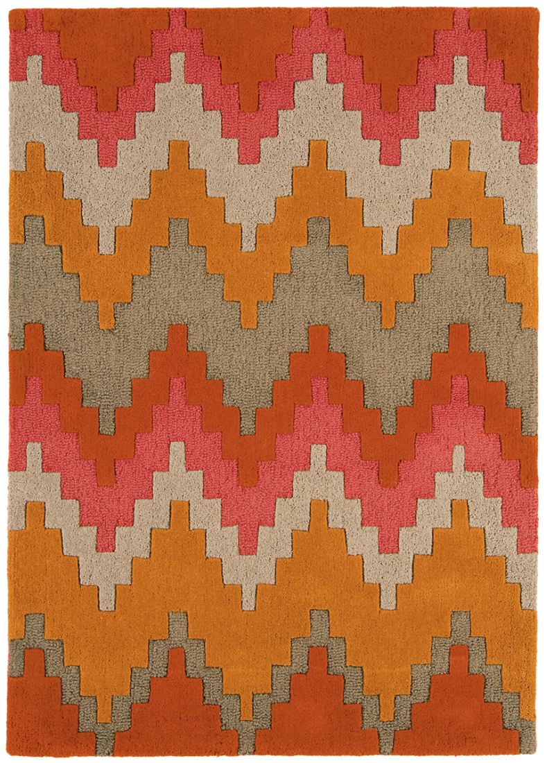 Matrix Geometric Wool Rug - Cuzzo Sienna MAX23 Matrix Geometric Wool Rug - Cuzzo Sienna MAX23