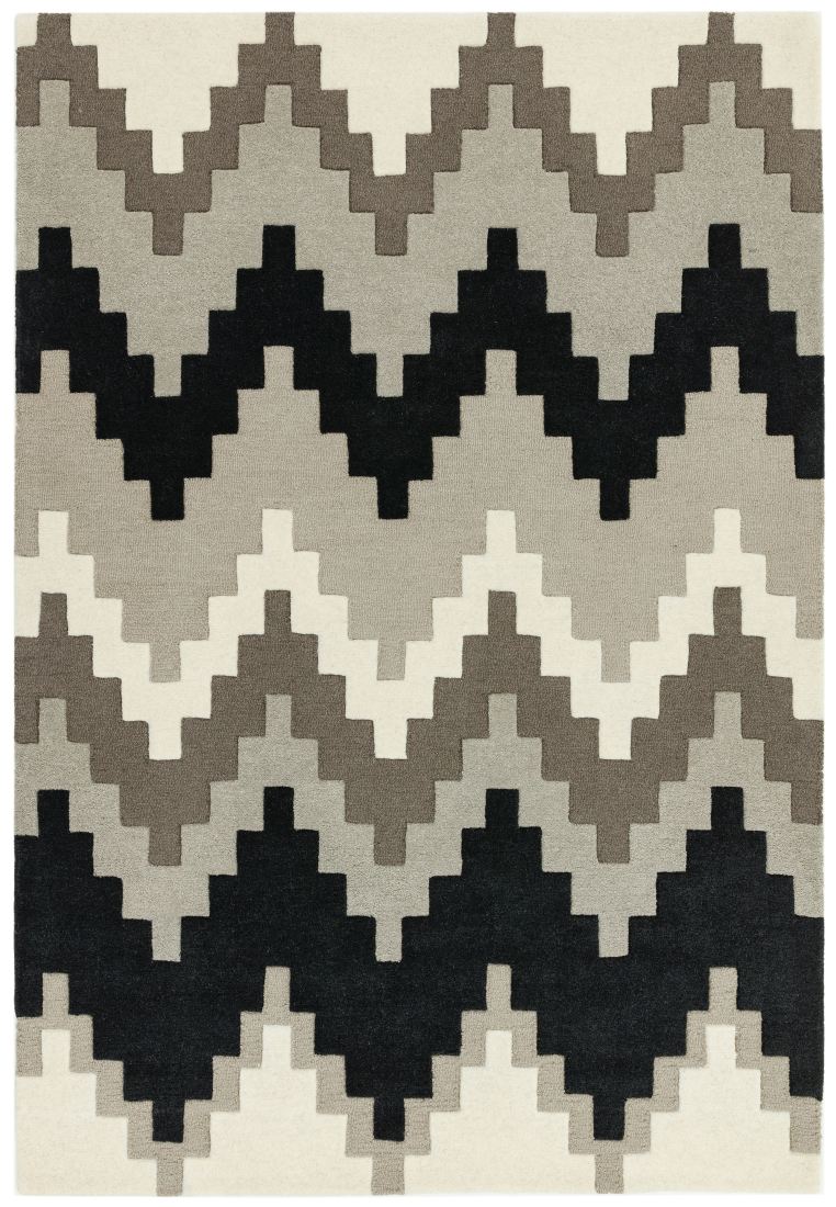 Matrix Geometric Wool Rug - Cuzzo Stone Matrix Geometric Wool Rug - Cuzzo Stone