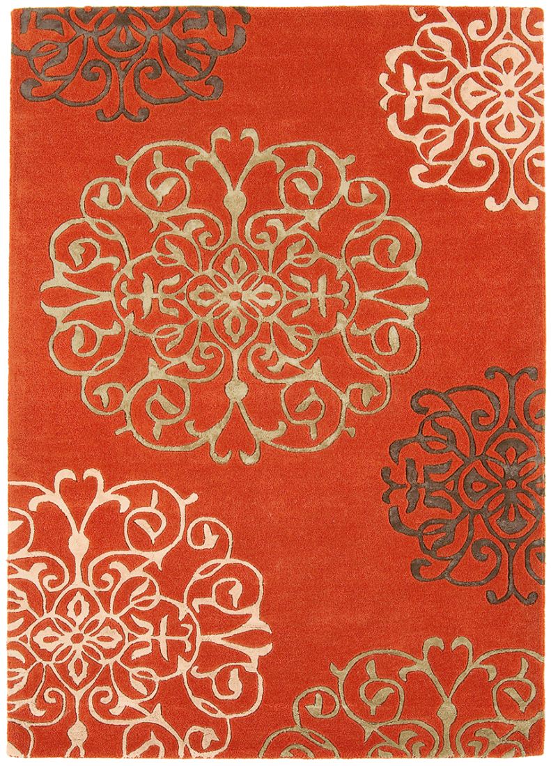 Matrix Modern Wool Rug - Tangier Terra MAX43 Matrix Modern Wool Rug - Tangier Terra MAX43