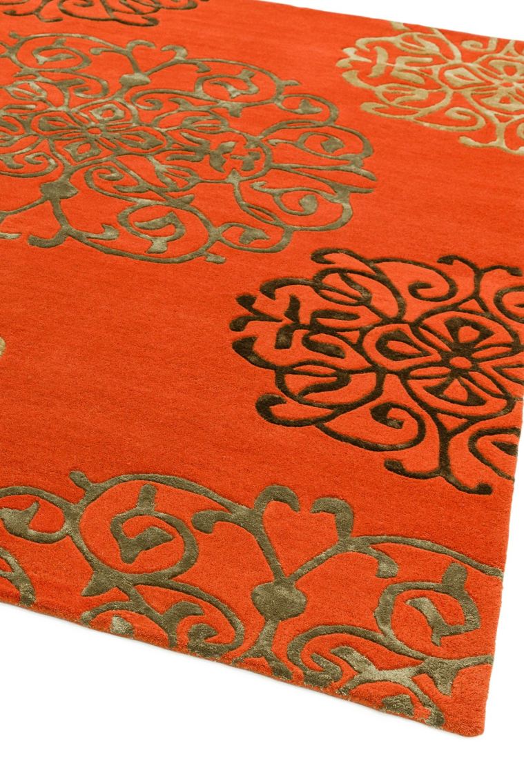Matrix Modern Wool Rug - Tangier Terra MAX43 Matrix Modern Wool Rug - Tangier Terra MAX43