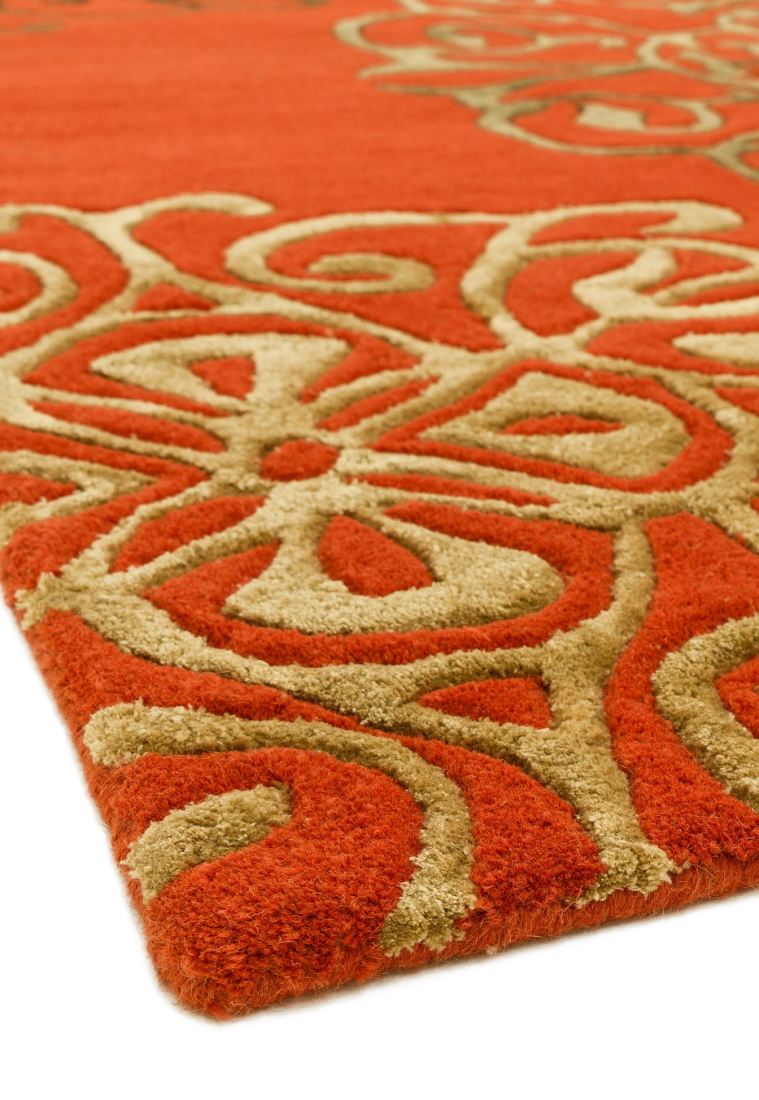 Matrix Modern Wool Rug - Tangier Terra MAX43 Matrix Modern Wool Rug - Tangier Terra MAX43