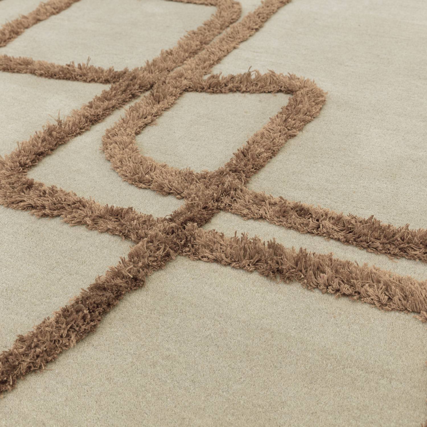 Matrix Modern Wool Rug - Infinity Copper MAX96