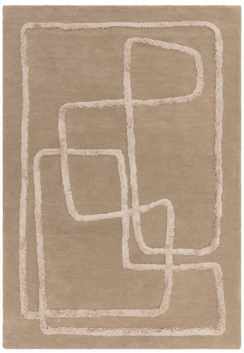 Matrix Modern Wool Rug - Infinity Sand MAX95