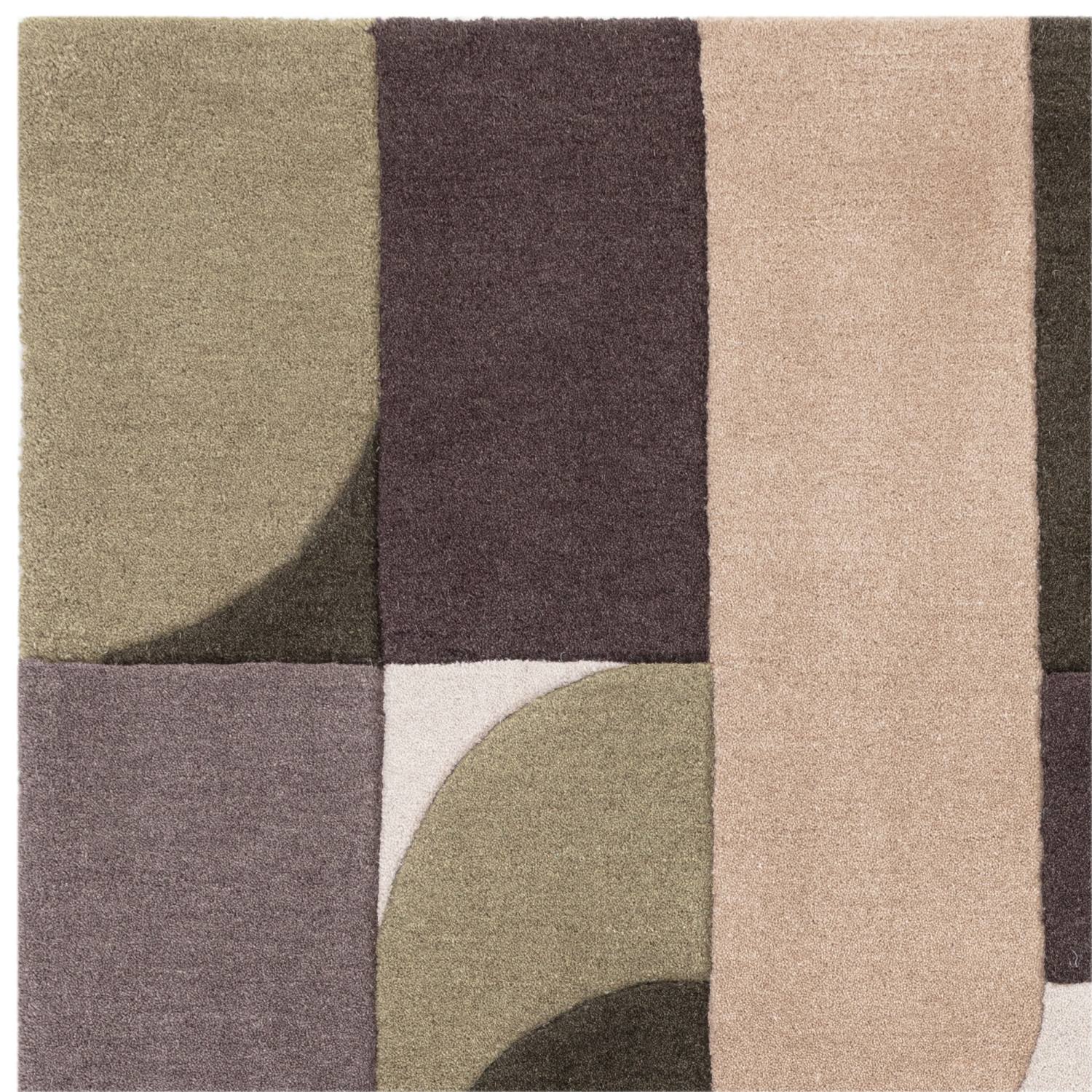 Matrix Modern Wool Rug - Klotski Sage MAX90