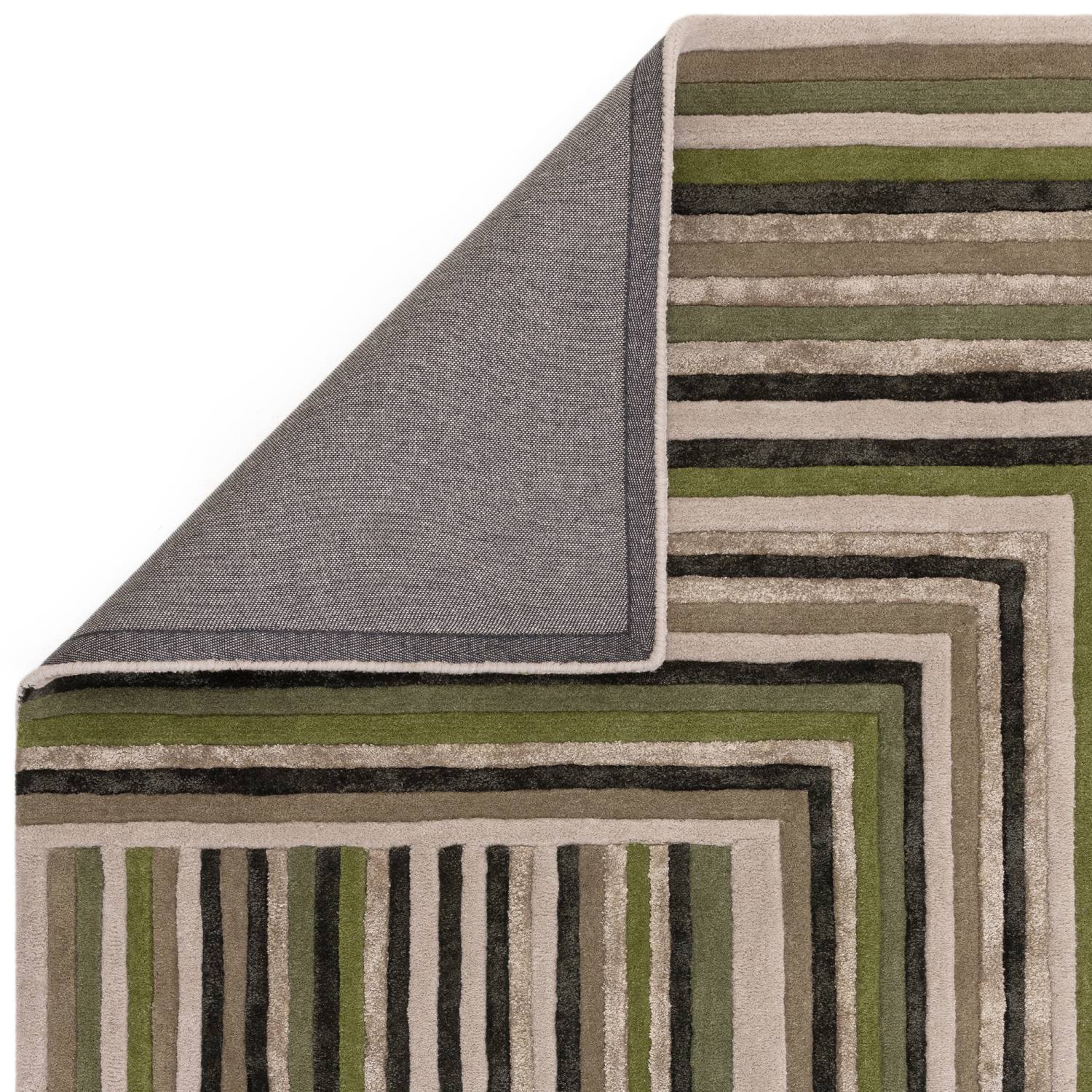 Matrix Modern Wool Rug - Network Forest MAX82