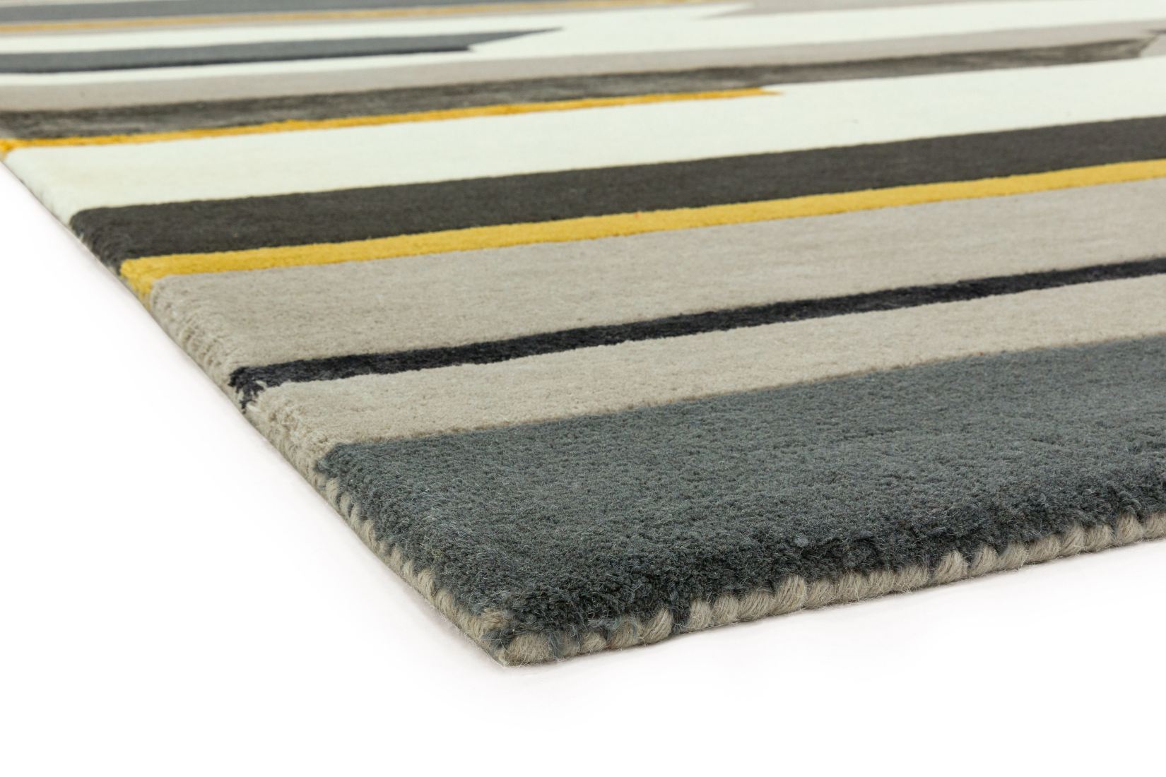 Matrix Modern Wool Rug - Rhombus Mustard MAX62 Matrix Modern Wool Rug - Rhombus Mustard MAX62