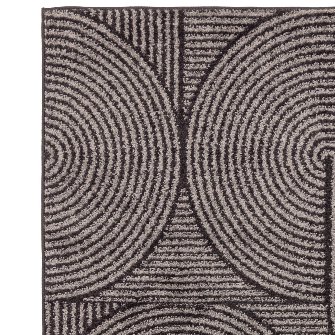 Muse Modern Rug - MU01 Charcoal Swirl Muse Modern Rug - MU01 Charcoal Swirl