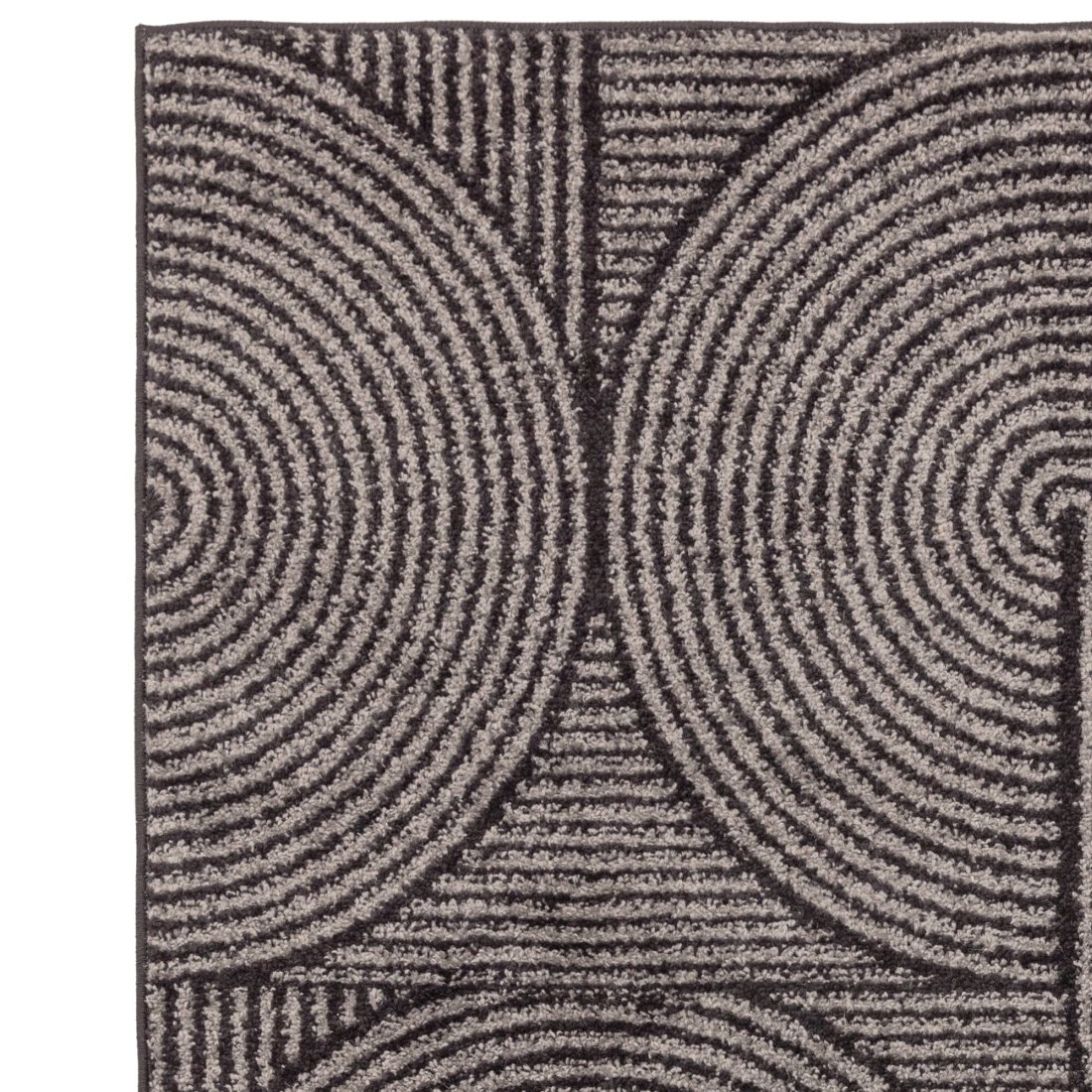 Muse Modern Rug - MU01 Charcoal Swirl