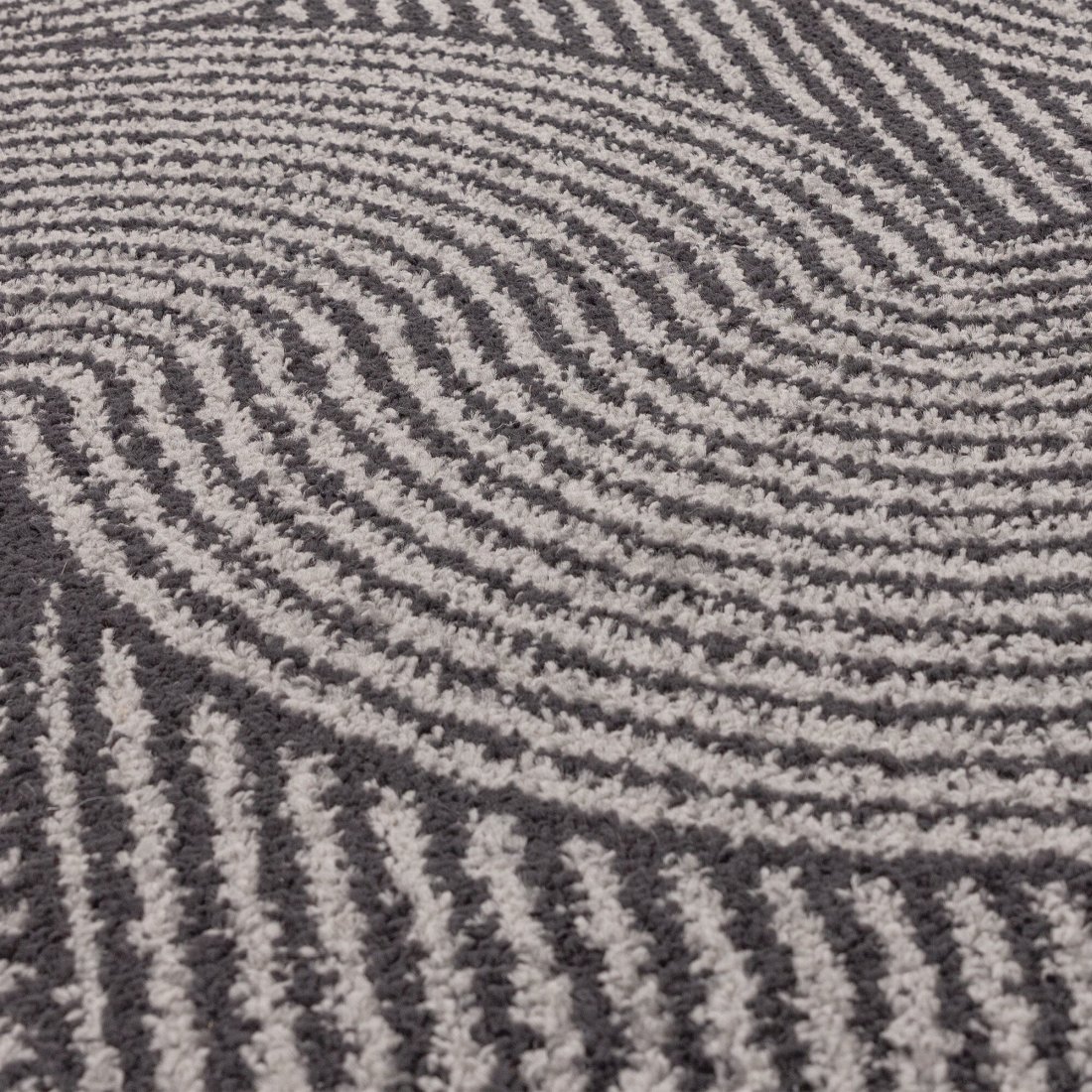 Muse Modern Rug - MU01 Charcoal Swirl