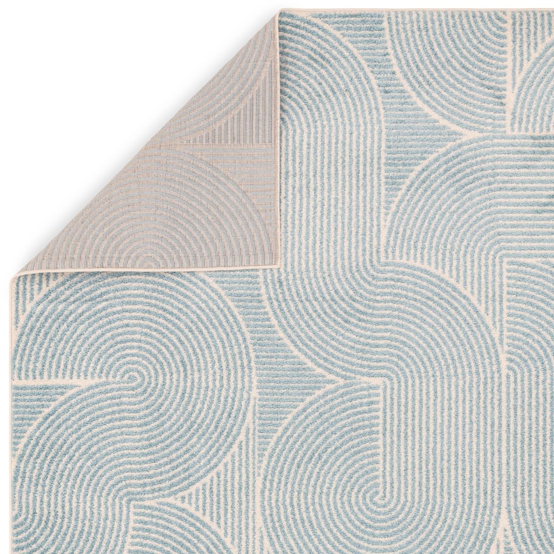 Muse Modern Rug - MU02 Blue Swirl