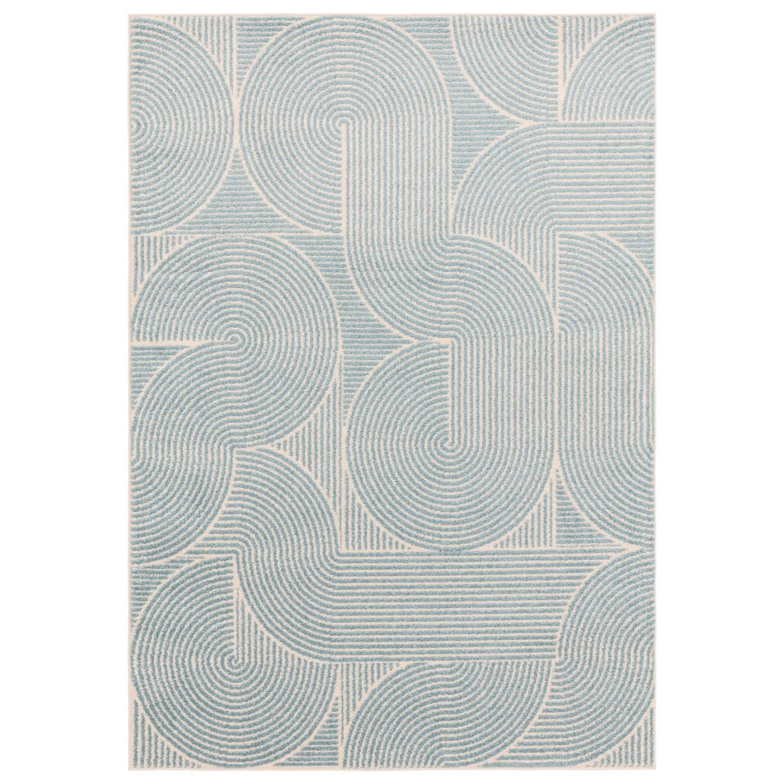 Muse Modern Rug - MU02 Blue Swirl