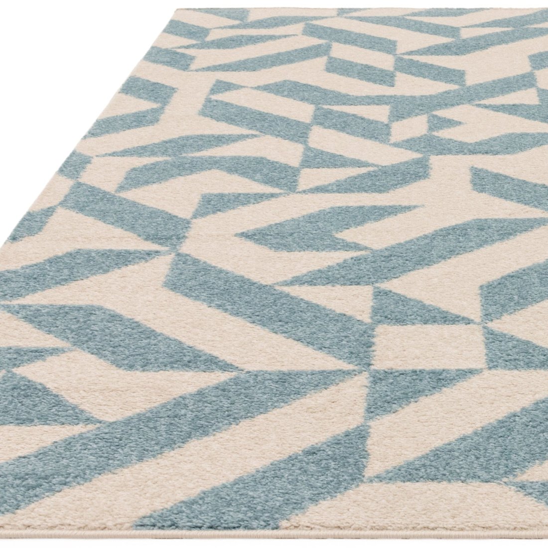 Muse Modern Rug - MU03 Blue Shapes