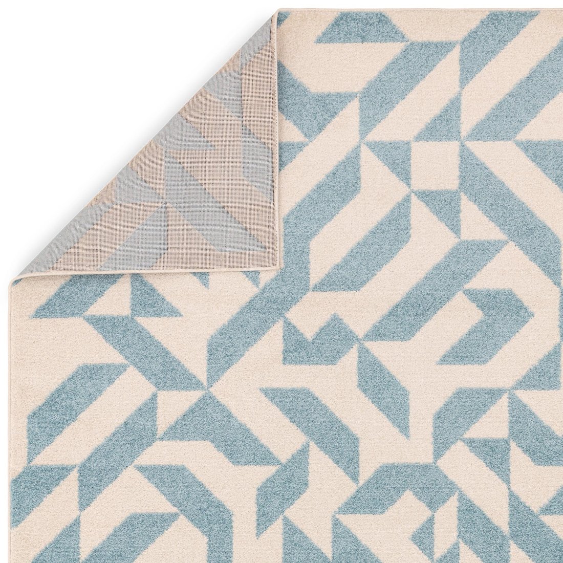 Muse Modern Rug - MU03 Blue Shapes