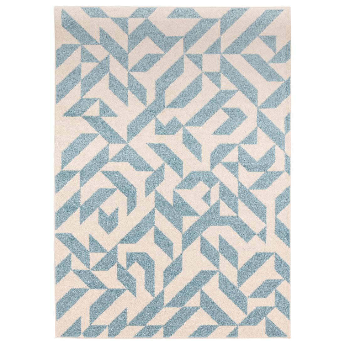 Muse Modern Rug - MU03 Blue Shapes