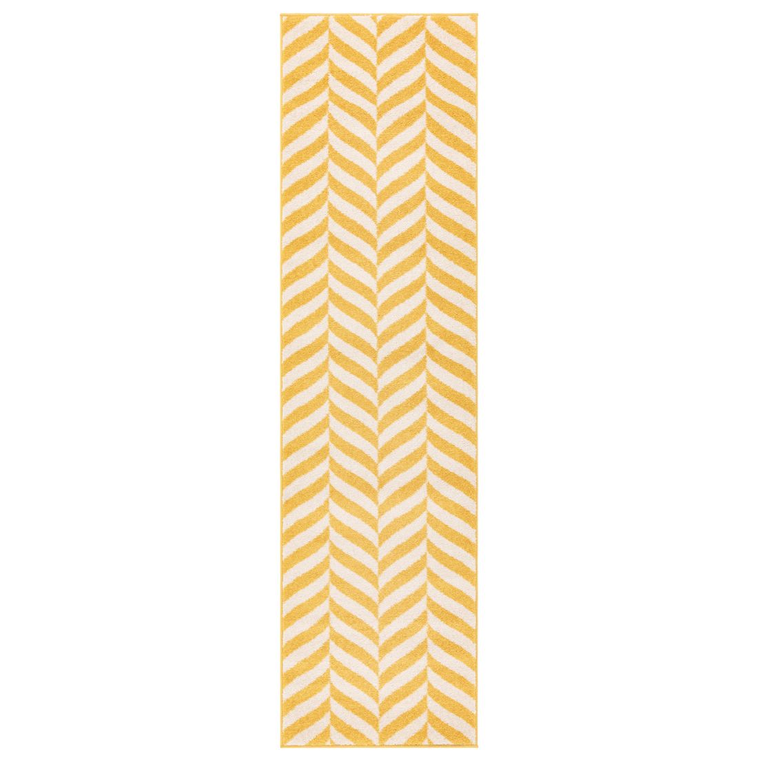 Muse Modern Rug - MU08 Yellow Chevron