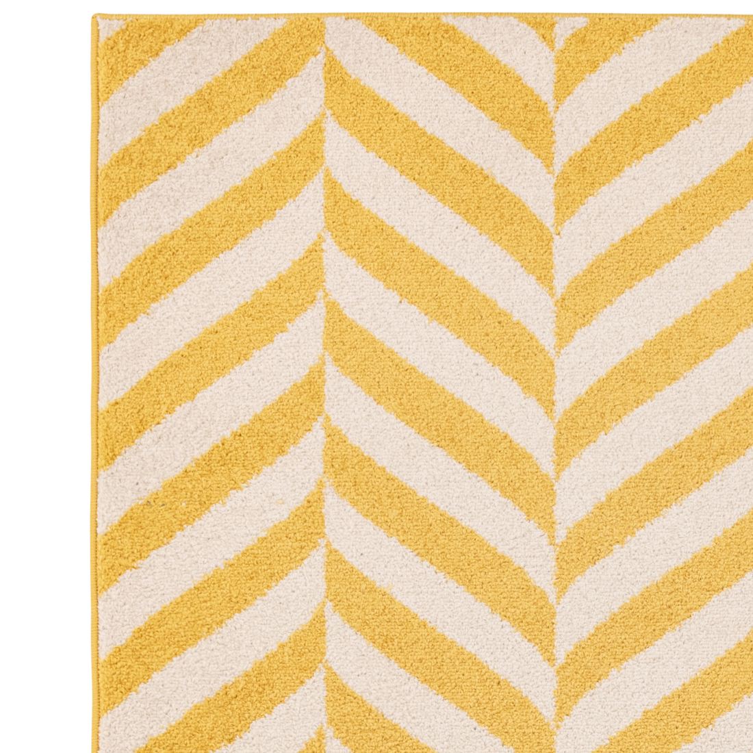 Muse Modern Rug - MU08 Yellow Chevron