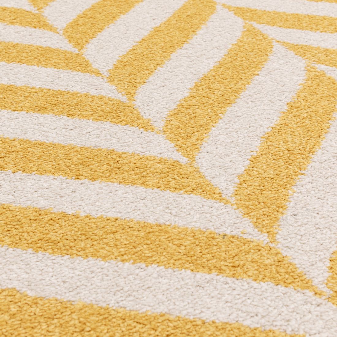 Muse Modern Rug - MU08 Yellow Chevron