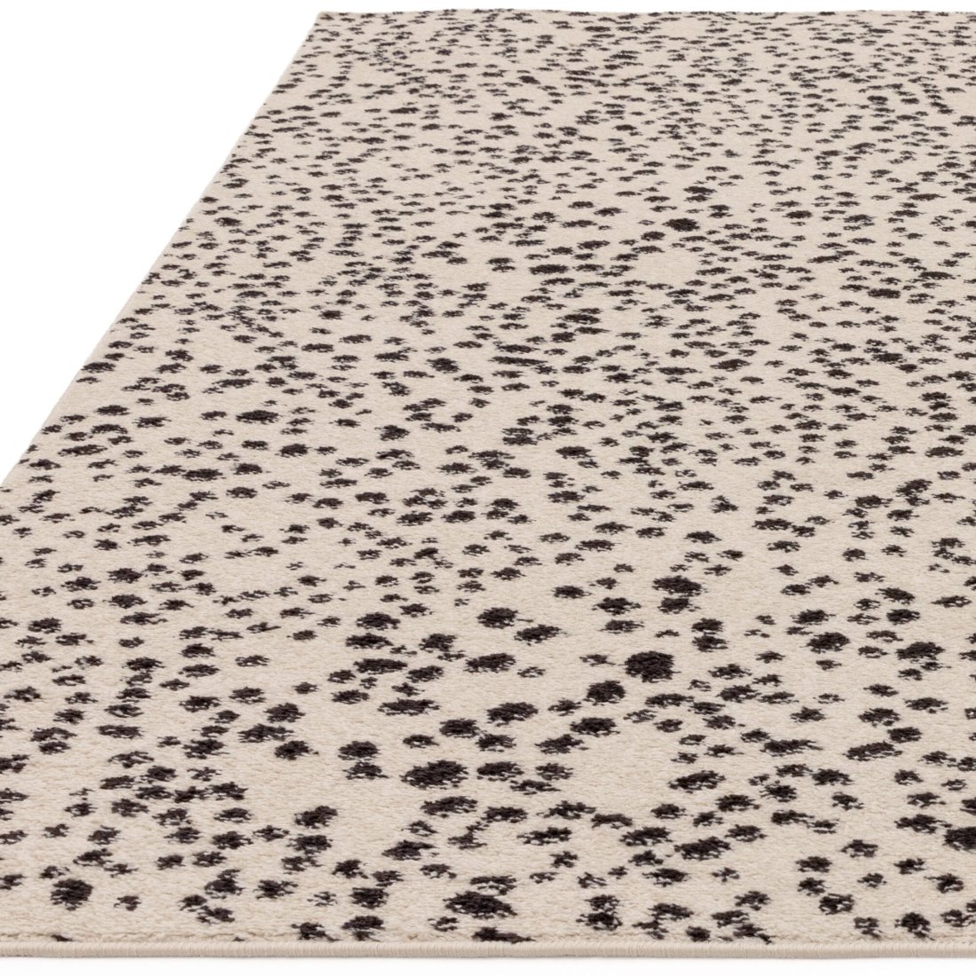 Muse Abstract Rug - MU11 Black Spotty