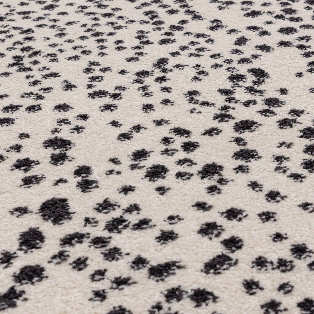 Muse Abstract Rug - MU11 Black Spotty