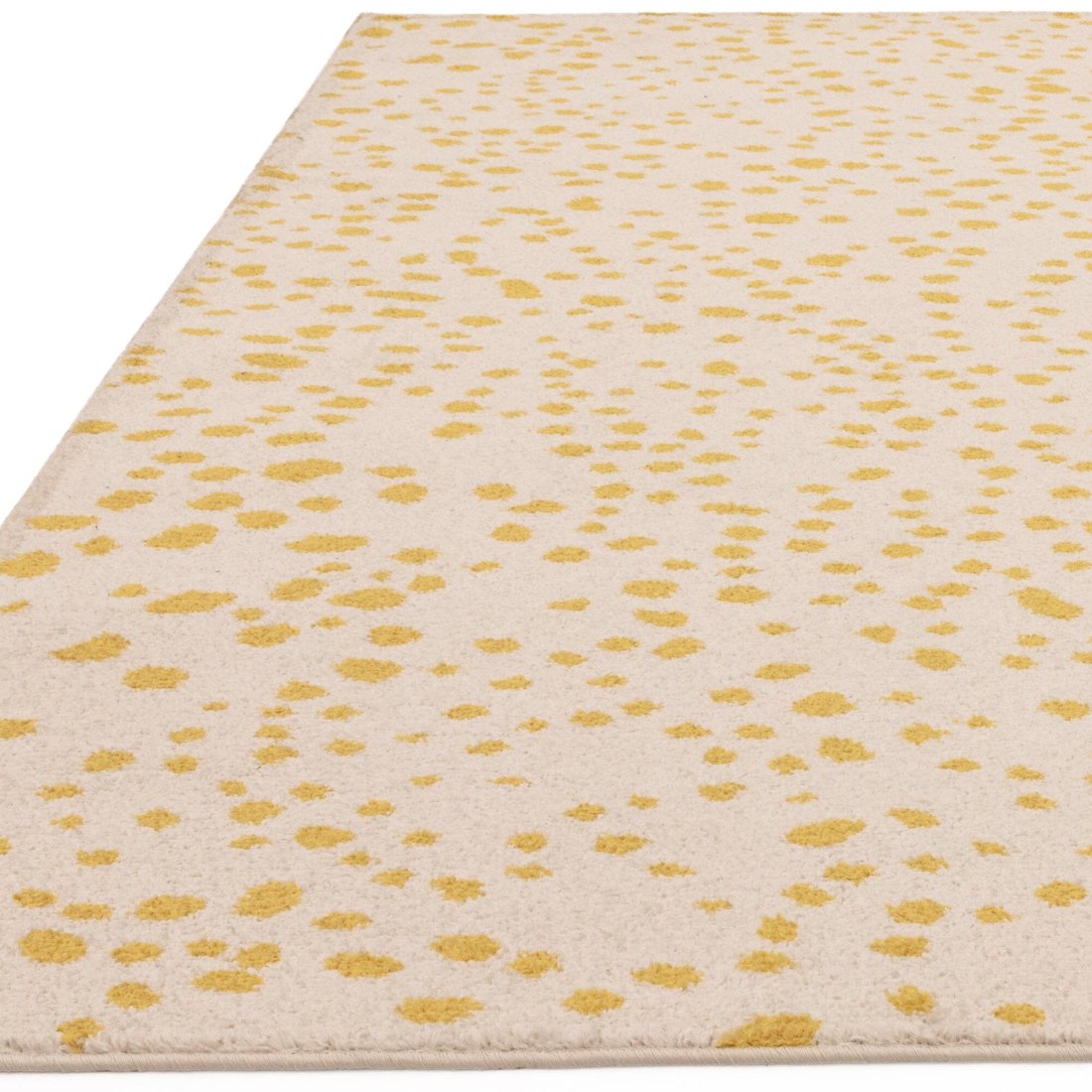 Muse Abstract Rug - MU12 Yellow Spotty