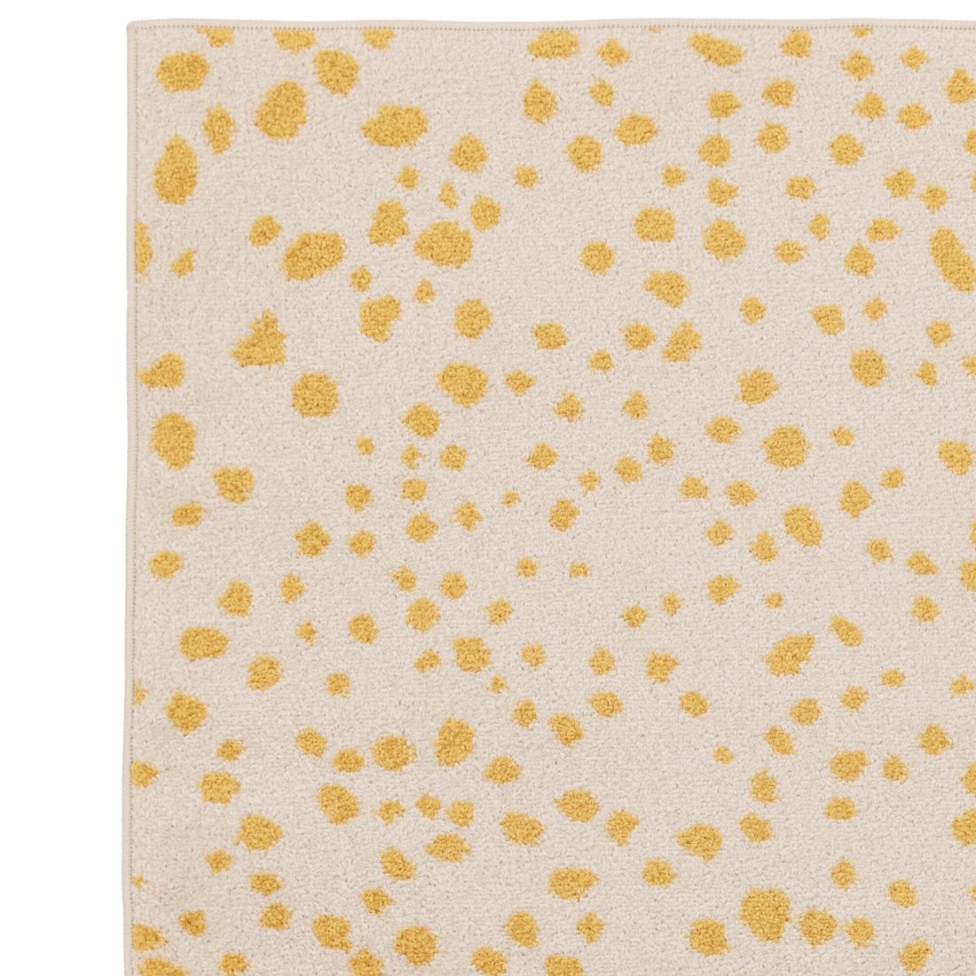 Muse Abstract Rug - MU12 Yellow Spotty