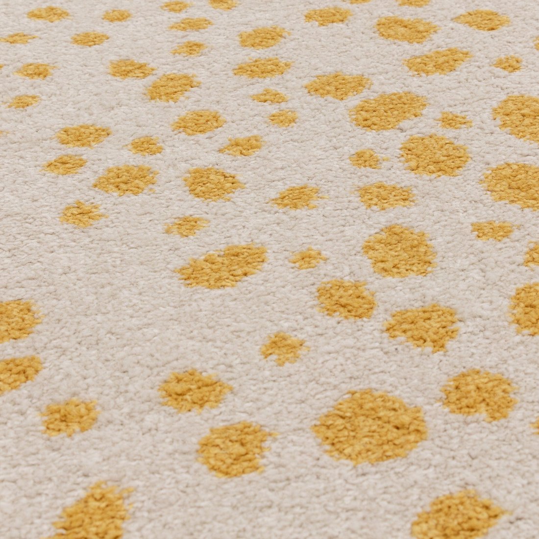 Muse Abstract Rug - MU12 Yellow Spotty